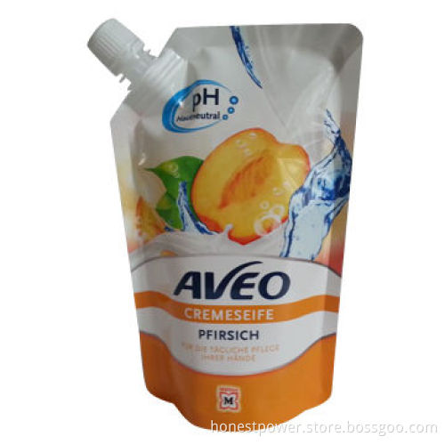 Spout Pouch with Food Grade Material, Non-benzene Printing, Customized Sizes Accepted